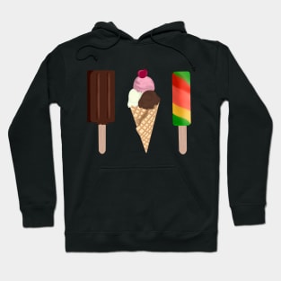 3 ice creams Hoodie